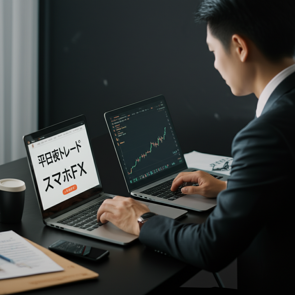 【驚愕】会社員でも月3万円稼げる！平日夜のスマホFXトレード完全マニュアル｜副業初心者の失敗しない始め方