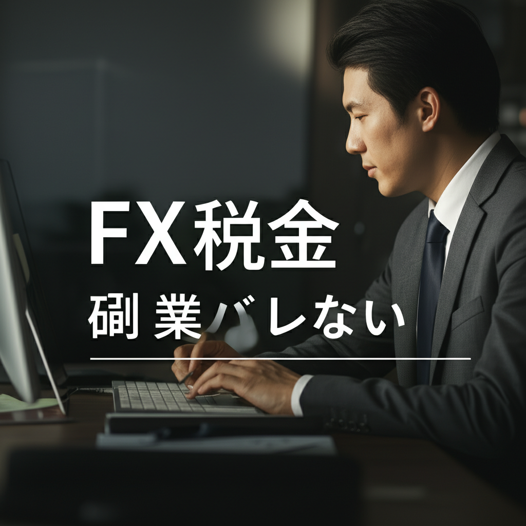 【完全ガイド】30代会社員でもFXの税金で失敗しない！確定申告と副業バレ対策の実践法